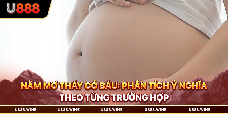 Nằm Mơ Thấy Có Bầu - Phân Tích Ý Nghĩa Theo Từng Trường Hợp Nằm mơ thấy có bầu