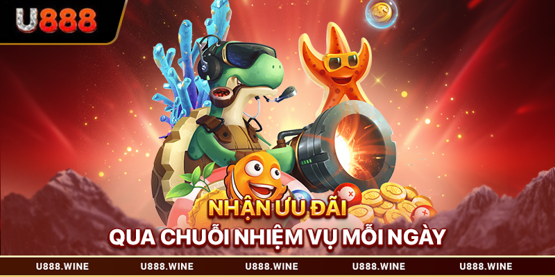 Bắn Cá Tặng Code Tân Thủ - Nhận Ưu Đãi Hấp Dẫn Ngay Khi Đăng Ký Nhận ưu đãi qua chuỗi nhiệm vụ mỗi ngày