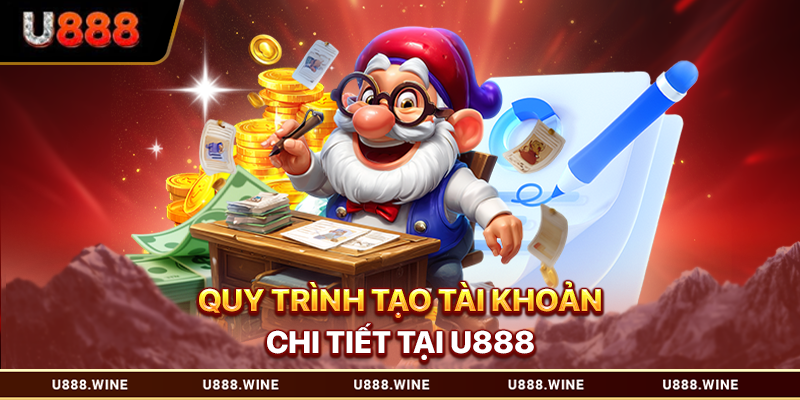 Quy trình tạo tài khoản chi tiết tại U888